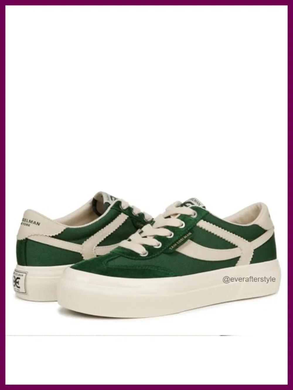 Sam Edelman Simone Platform Lace-Up Sneakers Round Toe Low Top